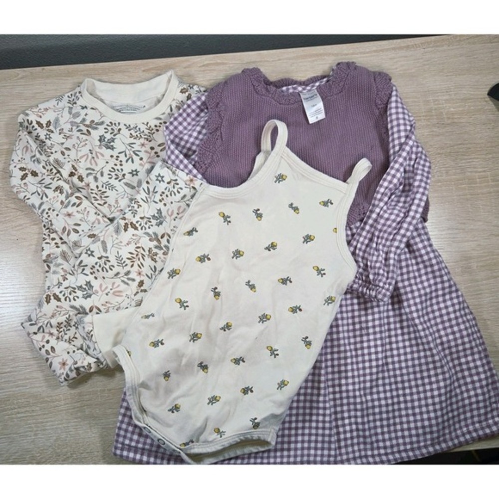 Toddler Girl Clothing Bundle 12-24M Dresses Outfit‎ Set Cottagecore Floral